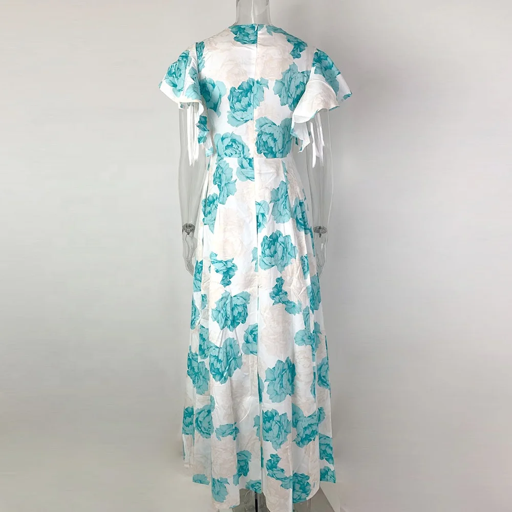 New Design Lady Clothing Evening Elegant Plus Size Women'S Dresses Women Print Big Swing Casual Dress - Image 2